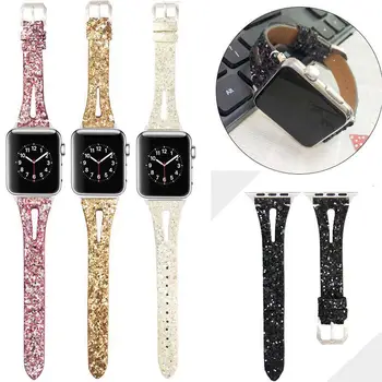 Primeren za Apple Watch band 6 žensk barve watch trak 44 42MM 40 MM 38 MM za iWatch 5 4 3 2 1 pašček za zapestje Pravi leathe