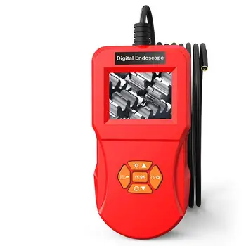 Industrijska Endoskop Za 2,4 Palčni IPS Zaslon visoke LOČLJIVOSTI Digitalnih Odkrivanje Ročni Borescope IP67 Nepremočljiva Pregled Kača Fotoaparat