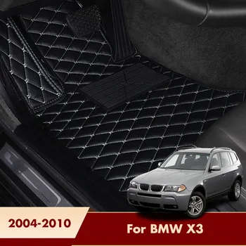 2021 Avto predpražnike Za BMW X3 2010 2009 2008 2007 2006 2005 2004 Notranjosti Preprog Dodatki po Meri Spredaj In Zadaj Stopala Zajema