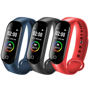 M4 Smart Watchs Šport Zapestnice Za Ženske LED Zaslon Fitnes Traker Bluetooth Nepremočljiva Lady Watchs Športne blagovne Znamke digital ura