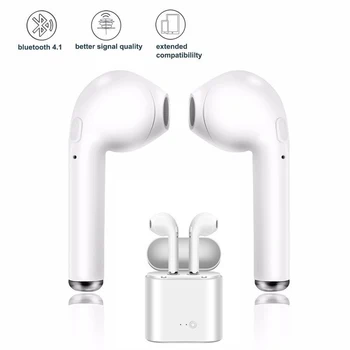 I7s TWS Bluetooth Slušalke Stereo Slušalka Brezžične Bluetooth Slušalke in-ear Slušalke Za Vse Pametni Telefon Športne slušalke