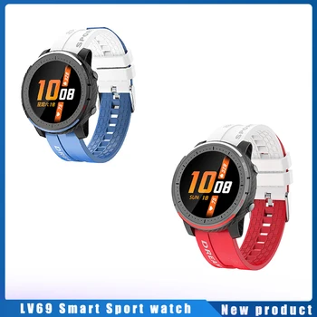 LV69 Smartwatch Pametno Gledati Bluetooth Klic Smart Šport za Zdravje Zapestnica 200mAh Multi-language Multi-sport Mode Temperatura Watch