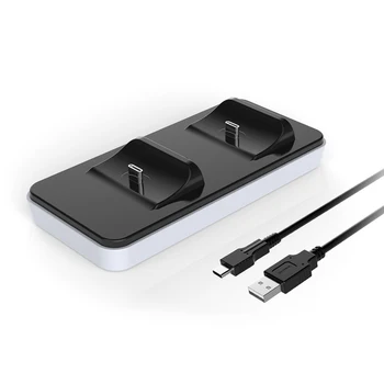 Dvojni Polnilnik Določa s Kablom USB polnilna Postaja Lahka Igra, Igranje Elementi za DualSense PS5 Krmilnik