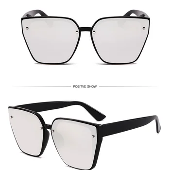 OLOEY blagovne Znamke Trendovska Modna sončna Očala Ženske Velika Mačka Oči Preprost Gradient Barvna Očala za Moške Oblikovalec Vožnje UV400 Oculos
