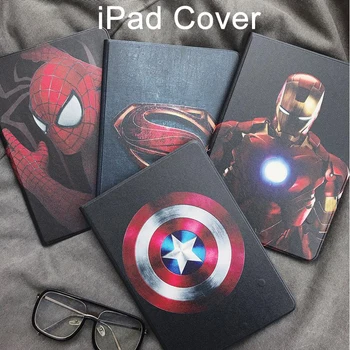 Marvel Iron Man Cover za IPad 10.2 2019 za IPad Mini 1 2 3 Zadevo za 9,7 2017 2018 IPad Zraka 1 2 9.7 Tablet Mehko Funda
