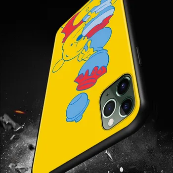 Silikonski Črni Pokrov Winnie The Pooh Za Apple IPhone Mini 12 11 Pro XS MAX XR X 8 7 6S 6 Plus 5S SE Telefon Primeru