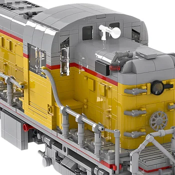 Železniške Postaje High-Tech Železniške MOC Union Pacific Alco RS-2 (1:38) Model Stavbe, Bloki, Opeke Vlak Igrače Za Otroke