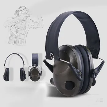 Novo TAC 6S Anti-Hrup Audio slušalke Taktično Streljanje Slušalke Mehko Oblazinjeni Earmuff za Šport Lov Šport na Prostem