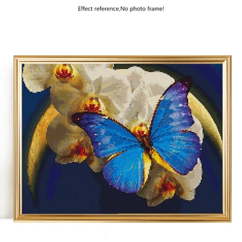 Evershine Diamond Slikarstvo Metulj 5D DIY Diamond Vezenje Mozaik Cvetje Sliko Nosorogovo Ročno Kompleti za Dekoracijo Doma