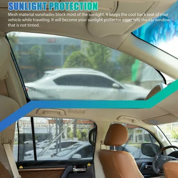 Okno avtomobila Dežnik Magnetni Adsorpcije Teleskopsko Avto Magnet za zaščito pred soncem Toplotna Izolacija UV Zaščitnik Odbor Sprednji Strani Zavese