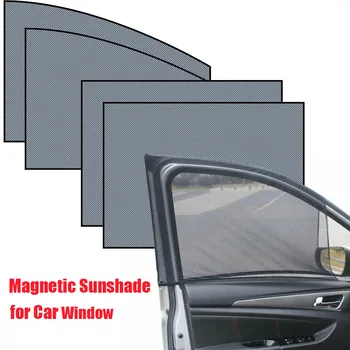 Okno avtomobila Dežnik Magnetni Adsorpcije Teleskopsko Avto Magnet za zaščito pred soncem Toplotna Izolacija UV Zaščitnik Odbor Sprednji Strani Zavese
