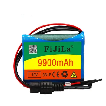 Nov 12 V 9900 mAh 3S1P Batterie Au Litij-18650 Batterie Au Litij-Pack Varstvo Conseil Polnilna 1A Chargeur