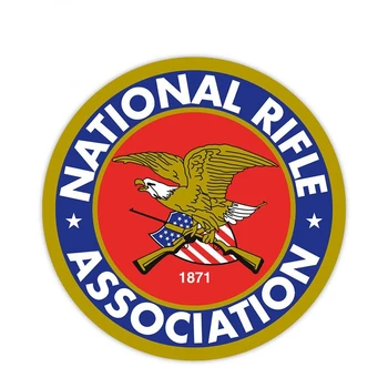 Avto Styling National Rifle Association NRA Avto Nalepke Nalepke Nepremočljiva Auto Odbijač Prtljažnik Dekoracijo Grafike PVC12*12 cm