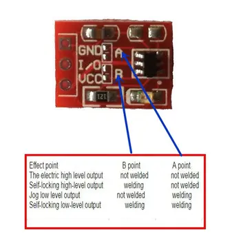 10PCS TTP223 Dotik Tipka za Preklop Modula Dotika Gumb samozapiralni Brez Zaskočitve Kapacitivni zaslon Preklopi Sam Kanal Za Arduino l8