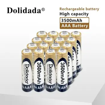 1-50pcs 1,2 v NIMH AAA Baterije 3500mah Baterija za ponovno Polnjenje ni-mh baterije AAA baterije za ponovno polnjenje za Daljinsko upravljanje Igrača
