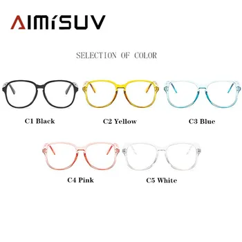 AIMISUV Modra Svetloba Očala Ženske Računalnik Očala Igralna Očala Pregleden Očal Okvir Moških Anti Blue ray Očala