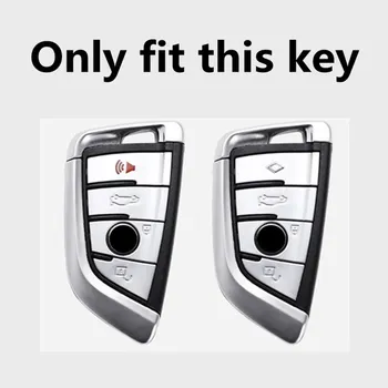 Avto Ključ Primeru Zajema Ključne Vrečko Za Bmw F20 G20 G30 X1 X3 X4 X5 G05 X6 Dodatki Avto-Styling Imetnik Lupini Keychain Varstvo