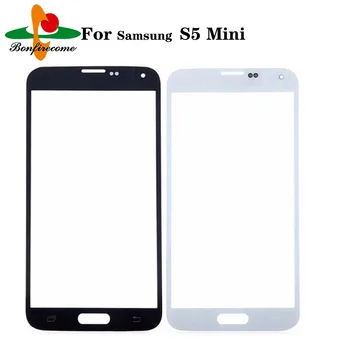 Za Samsung Galaxy S5 mini G800F G800H G800 Sprednji zaslon na Dotik LCD Panel Iz Stekla, Pokrov Objektiva Zamenjava