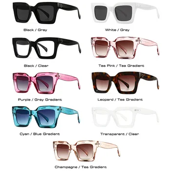 TAKO&EI Retro Cat Eye Ženske sončna Očala Modni Oblikovalec blagovne Znamke Modra Vijolična Kvadratnih sončna Očala Moških Odtenki UV400 Ženski Nohti Očala