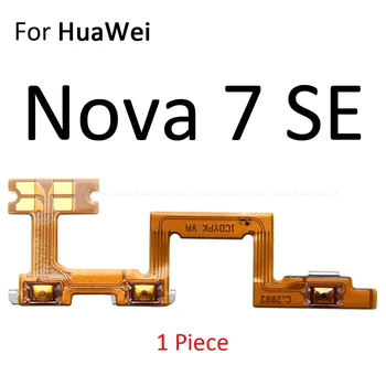 Glasnost, Gumb za Vklop Vklop Izklop Traku Flex Kabel Za HuaWei Nova 7i 7 Pro 6 SE 5T Nadomestni Deli
