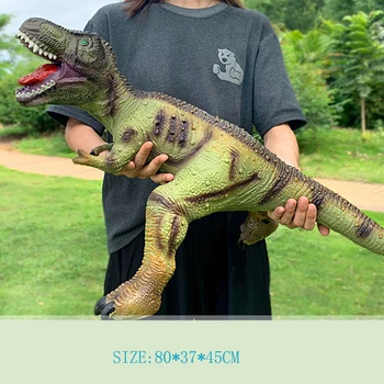 80 cm Dinozaver Plastični Model Tyrannosaurus Rex Raptor Svetu Park Dinozaver Model otroške Zabavne Interaktivne Igrače