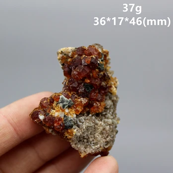 Naravni Spessartine-mineral Granat vzorcu kamni in kristali gem zdravilnimi kristali kremena