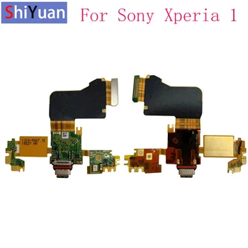 Polnjenje prek kabla USB Vrata Flex Kabel Priključek Za Sony Xperia 1 J8110 J8170 J9110 XZ4 Polnilnik Flex Modul