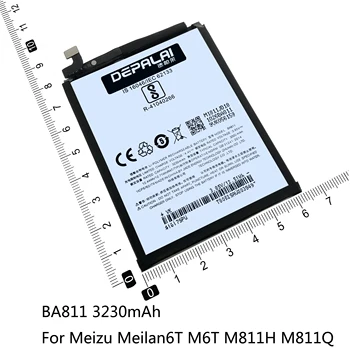 BA810 BA811 BA813 BA852 Baterija Za Meizu M8C M810H M810L Meilan6T M6T M811H M811Q V8Pro M813Q X8 Visoke Kakovosti Baterije
