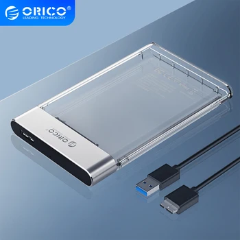 ORICO Pregleden HDD Primeru, SATA, USB 3.0 6Gbps 4TB Trdi Disk Primeru Dodaj Kovinski Podporo UASP HDD Ohišje Združljiv s HDD SSD