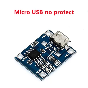 Tip-c/Mikro/Mini USB 5V 1A 18650 TP4056 Litijeva Baterija, Polnilnik Modul za Polnjenje plošče Z Zaščito