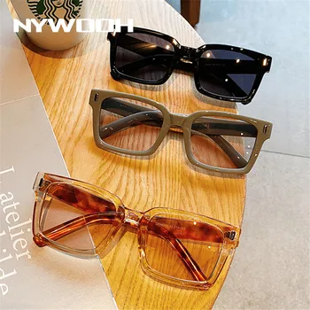 NYWOOH 2021 Kvadratnih sončna Očala Ženske Luksuzne blagovne Znamke Potovanja Majhen Pravokotnik sončna Očala Ženske Letnik Potovanja Očala UV400