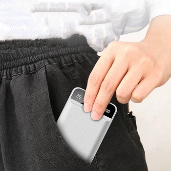 30000mAh Mini Prenosni Moč Banke z Dvojno Vrata USB Zunanji Sili Zunanje Baterije Banka za Xiaomi Samsung Iphone