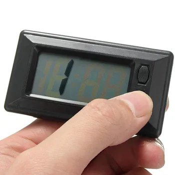 Mala Ultra-Tanek Digitalni LCD Zaslon nadzorni Plošči Ura s Koledarjem Prenosni Mini Žepni Digitalni Elektronski Potovalna Budilka