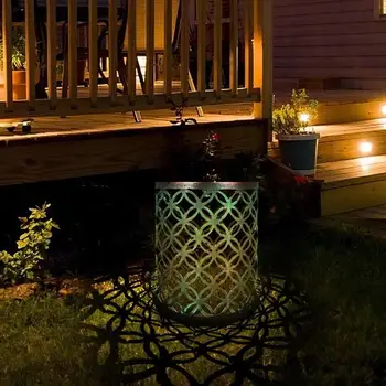 Solarna LED Svetilka Tleh Noč Svetlobo na Prostem Retro Vrt, Travnik Krajine Lučka za Domačo Razsvetljavo Dekoracijo Dvorišče Dekor