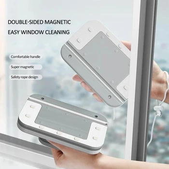 Steklo Čistilo Magnetni Dvojno Stranicami Metlice Pranje Oken Čiščenje Krtačo za Pranje Windows Zunanjima čistila za Gospodinjstvo Orodja