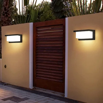 Zunanja Stenska Svetilka vodoodporna LED Vrt Lučka za Prehod Koridorja Zunanji Balkon Verandi Svetlobe AC110V 220V Teraso Lučka