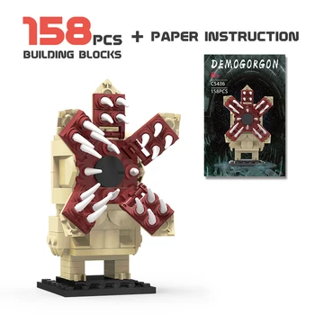 MOC Pošast Serije Neznancu, kar Demogorgon Brickheadz gradniki Kit Risani Lik, Ideja, Igrače Za Otroke, Fantje Darila