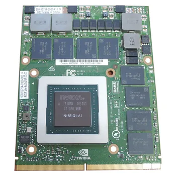 Novo Quadro M3000m 4GB GDDR5 Video Grafične Kartice Za HP zBook 17 G3 Za Dell Precision 7710 7720 N16E-Q1-A1