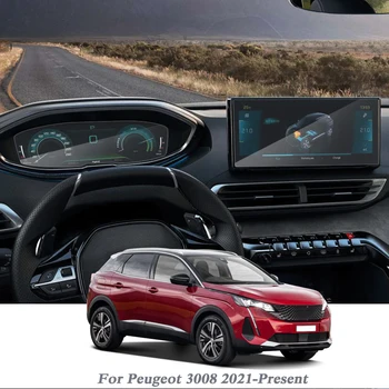 Avto Styling Za Peugeot 3008 2021-Predstaviti GPS Navigacijski Zaslon Film nadzorna plošča Zaslon Film Notranje Nalepke za dodatno Opremo