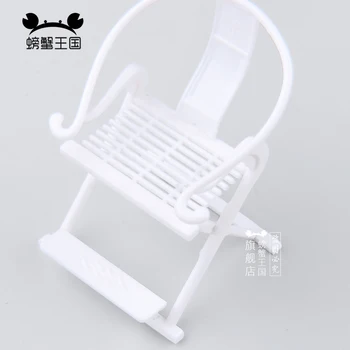5pcs 1:25 Kitajski Stil, Plastični Fotelj Model Lutke Pohištvo Miniaturni Lutka Dodatki