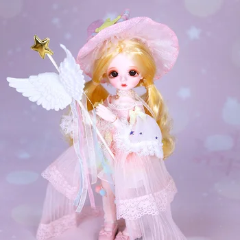Dream Fairy 1/6 BJD Lutka Malo Angel Serije 28 cm Žogo Skupnih Lutke z Lasišča Oči Oblačila Srčkan Ličila DIY Lutka Darilo za Dekleta
