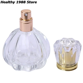 50 ml Prenosni Jasno Potovanja se lahko ponovno polnijo Razpršilo Spray Parfum Stekla Prazno Steklenico Prenosni Pregleden Kompaktna Velikost, Vžigalnike