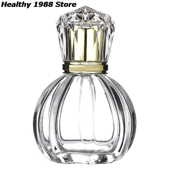 50 ml Prenosni Jasno Potovanja se lahko ponovno polnijo Razpršilo Spray Parfum Stekla Prazno Steklenico Prenosni Pregleden Kompaktna Velikost, Vžigalnike
