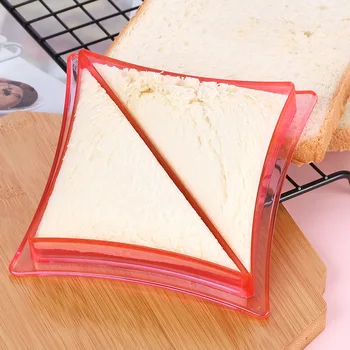 1PCS Ni Več Dolgočasno Kosilo 10 Oblike DIY Sandwich In Skorjo Kruha Rezalnik Kalupi Za Otroke (Naključno Barvo)