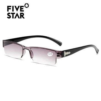 Kvadratni TR90 Obravnavi Očala Rimless Moški Ženske Ultra-lahka Očala brez okvirjev+1.5 +2.0 +2.5 +3.0 +3.5 +4.0