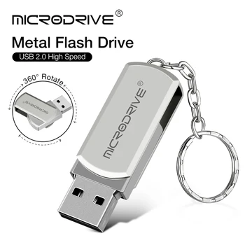 Kovinski USB Flash Disk 8GB 16GB 32GB 64GB 128GB Pen Drive 8 16 32 64 128 GB Pendrive Memory Stick Pogoni U Disk Nepremočljiva