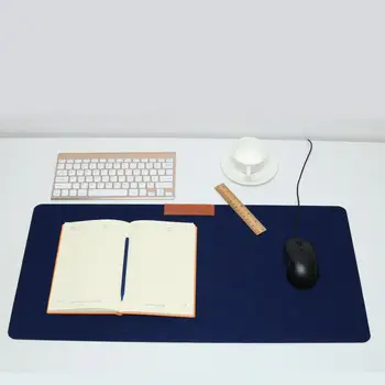 Računalnik Prenosni računalnik Velike Mouse Pad Tipkovnice, Miši Desk Mat Dvostranski PU Usnja za Urad, ki Skrbi Računalniške Potrebščine