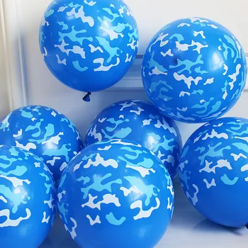 50/100 kozarcev Zelena modra krava vzorec zemljevid vzorec latex balon 12 inch 3.2 g zgosti tiskanje balonom, rojstni dan odlikovanja