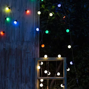 10m 15m G40 led poroko niz vila lučka božič LED Svetu Festoon žarnica led niz svetlobo na prostem stranka vrt garland Dekor