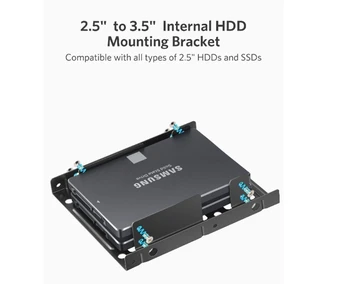Novi SSD HDD nametitev 3,5 na 2,5 Notranji Trdi Disk Komplet Kablov 2.5 trdi disk 3,5 bay pladenj caddy
